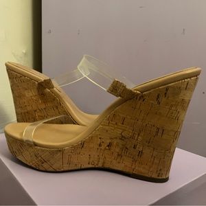 Clear Jessica Simpson Wedges